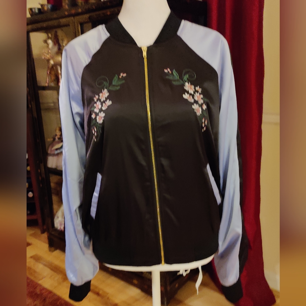 Her Universe Spirited Away Satin Bomber Jacket